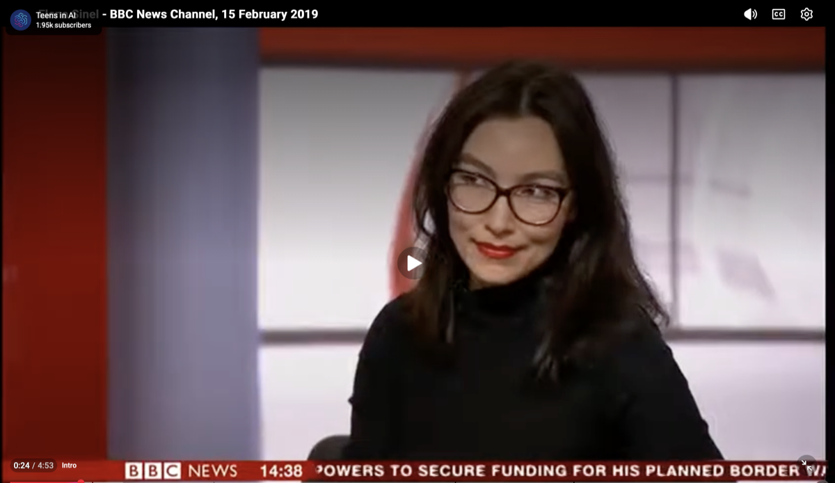 Elena Sinel BBC interview on AI ethics and education